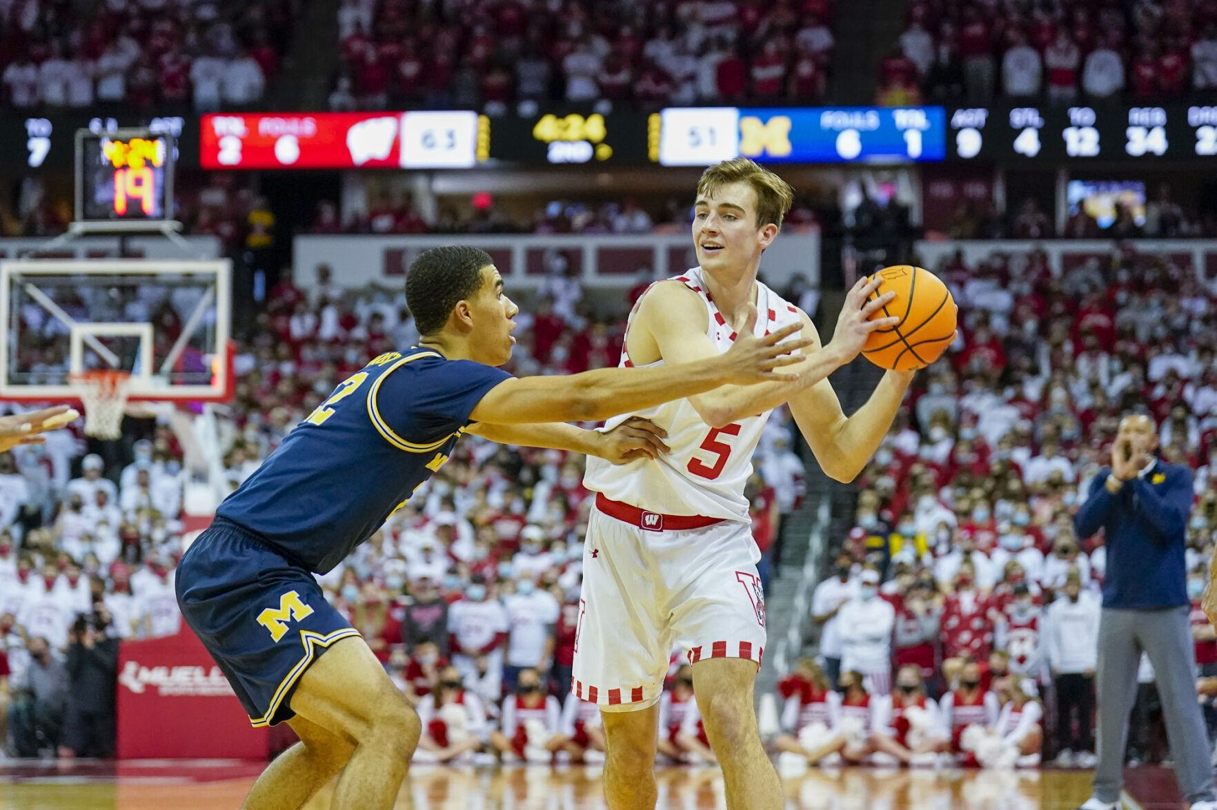 Michigag Wisconsin Basketball